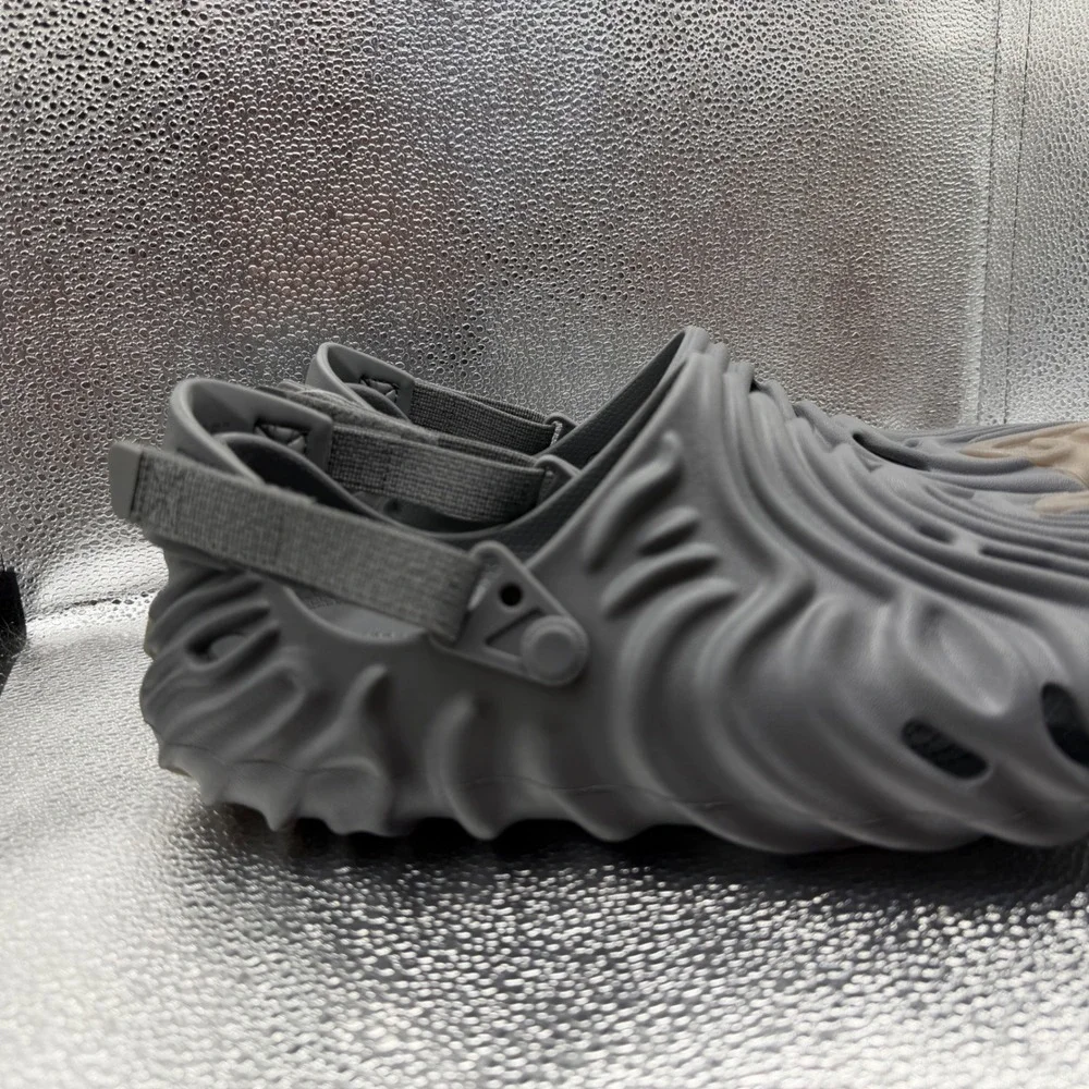 Size 11 Crocs Pollex Clog Mens Niagara Grey New Salehe Bembury 207393-1MA